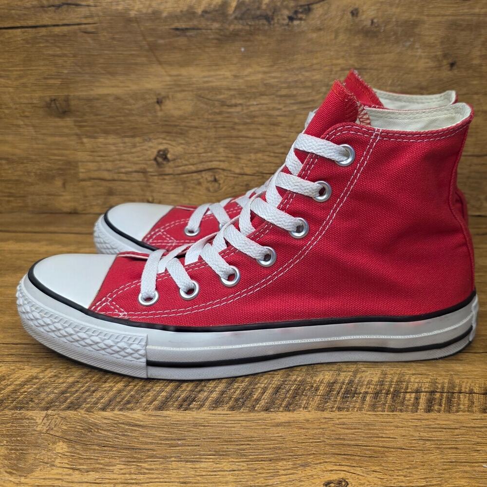 Converse All Star Red high top sneakers size 8 Womens
